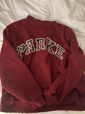PARKÉ Red Crewneck Sweatshirt
